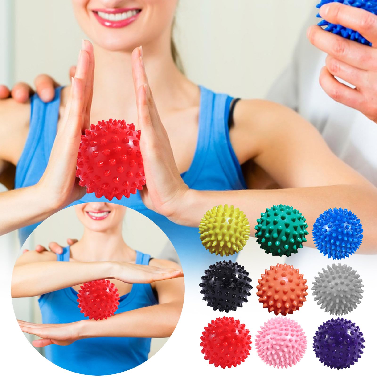 Yoga Fitness Ball - ลูกบอลนวด บอลนวดฟาสเชีย ผ่อนคลายกล้ามเนื้อ นวดโยคะ ฟิตเนส นวดไหล่