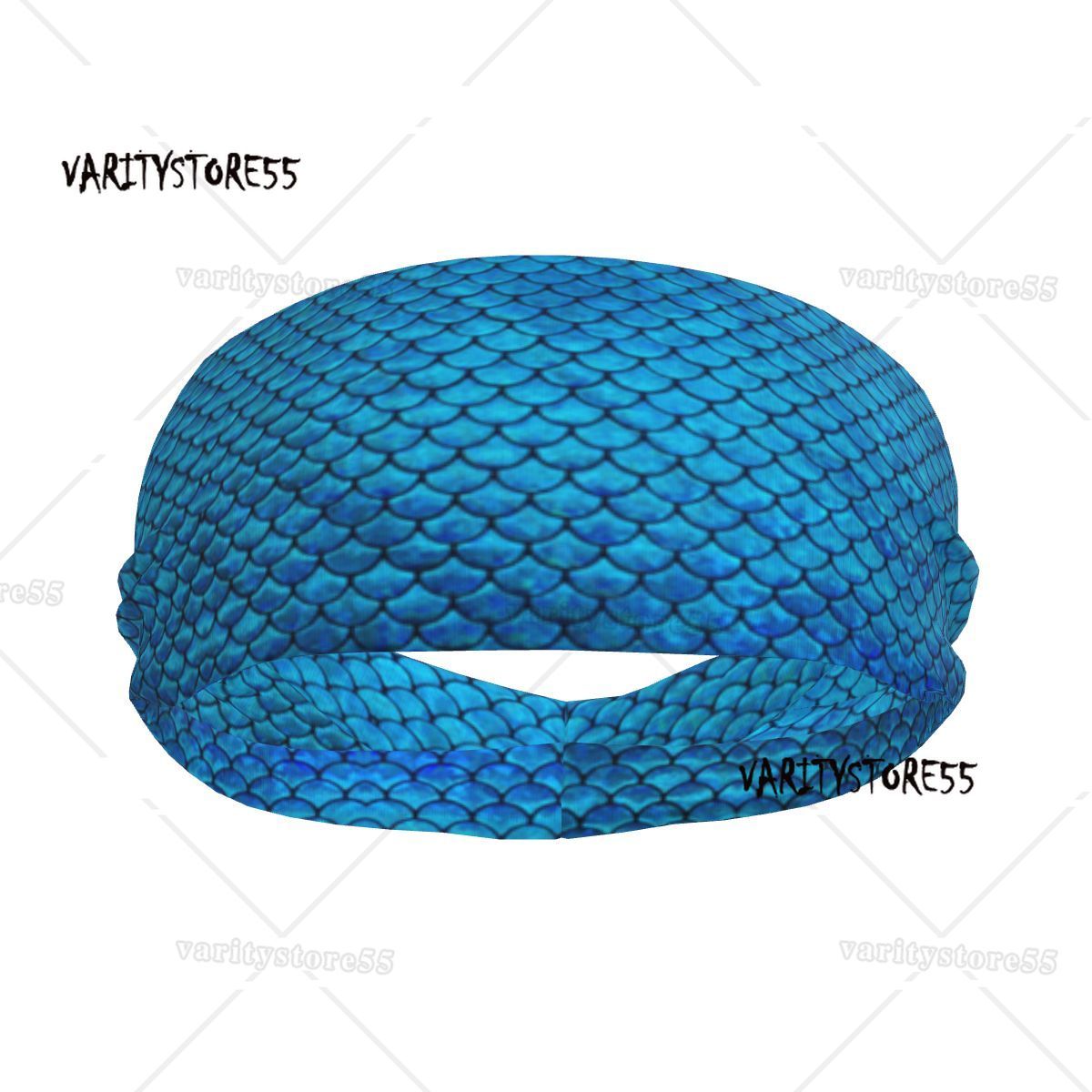 Stretch Strap Yoga - นางเงือกพิมพ์ผมวงยืดหยุ่นโยคะคาดศีรษะแต่งหน้าผมห่วงคาดศีรษะ