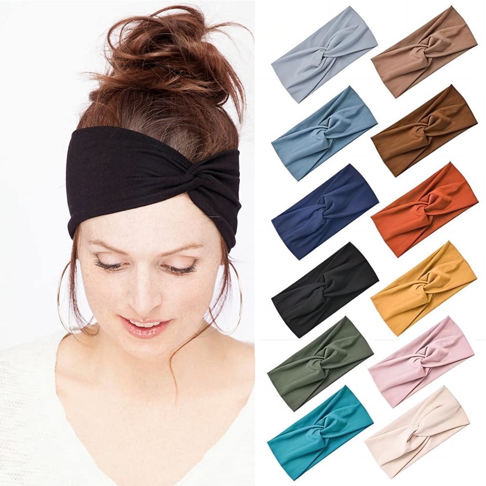 Stretch Strap Yoga - ที่คาดผมยืดหยุ่นสำหรับพิลาทิส โยคะ วิ่ง ปั่นจักรยาน ซับเหงื่อ ผ้าโพกหัว