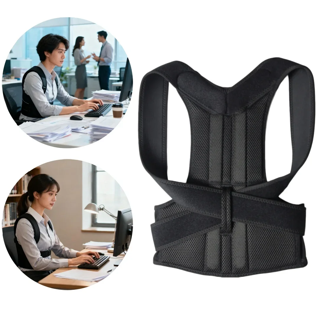 Posture Corrector Back - ตัวช่วยปรับท่าทางหลังส่วนบน ตัวช่วยพยุงกระดูกไหปลาร้า ตัวช่วยปรับหลังให้ตรง สายรัดพยุงไหล่
