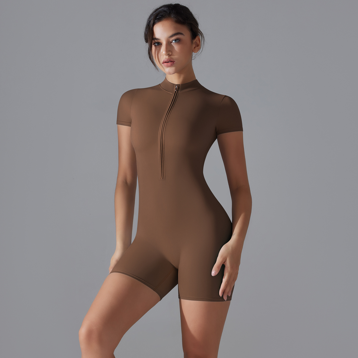 ชุดโยคะชุดสตรี One- Piece ชุดซ - Yoga Fitness Jumpsuit บทวิจารณ์และราคา