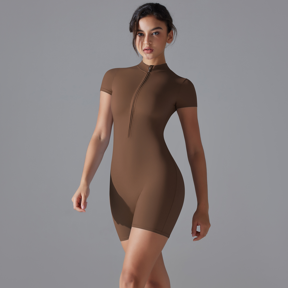 ชุดโยคะชุดสตรี One- Piece ชุดซ - Yoga Fitness Jumpsuit บทวิจารณ์และราคา