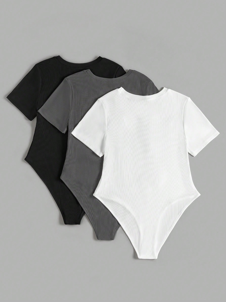 จั๊มสูทแขนสั้นคอกลมผู้หญิงขนาด - Yoga Fitness Jumpsuit บทวิจารณ์และราคา