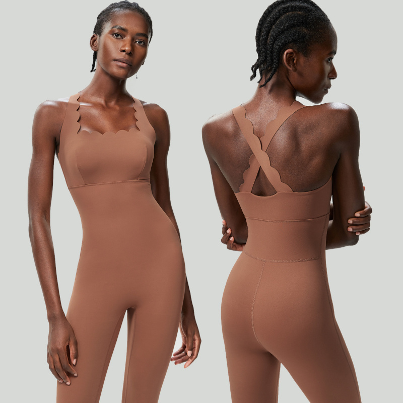 FUBEIKE คลื่นเล็กความงามกลับโย - Yoga Fitness Jumpsuit บทวิจารณ์และราคา