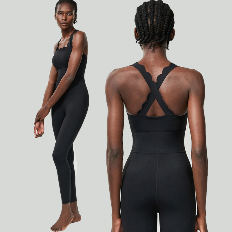 FUBEIKE คลื่นเล็กความงามกลับโย - Yoga Fitness Jumpsuit บทวิจารณ์และราคา