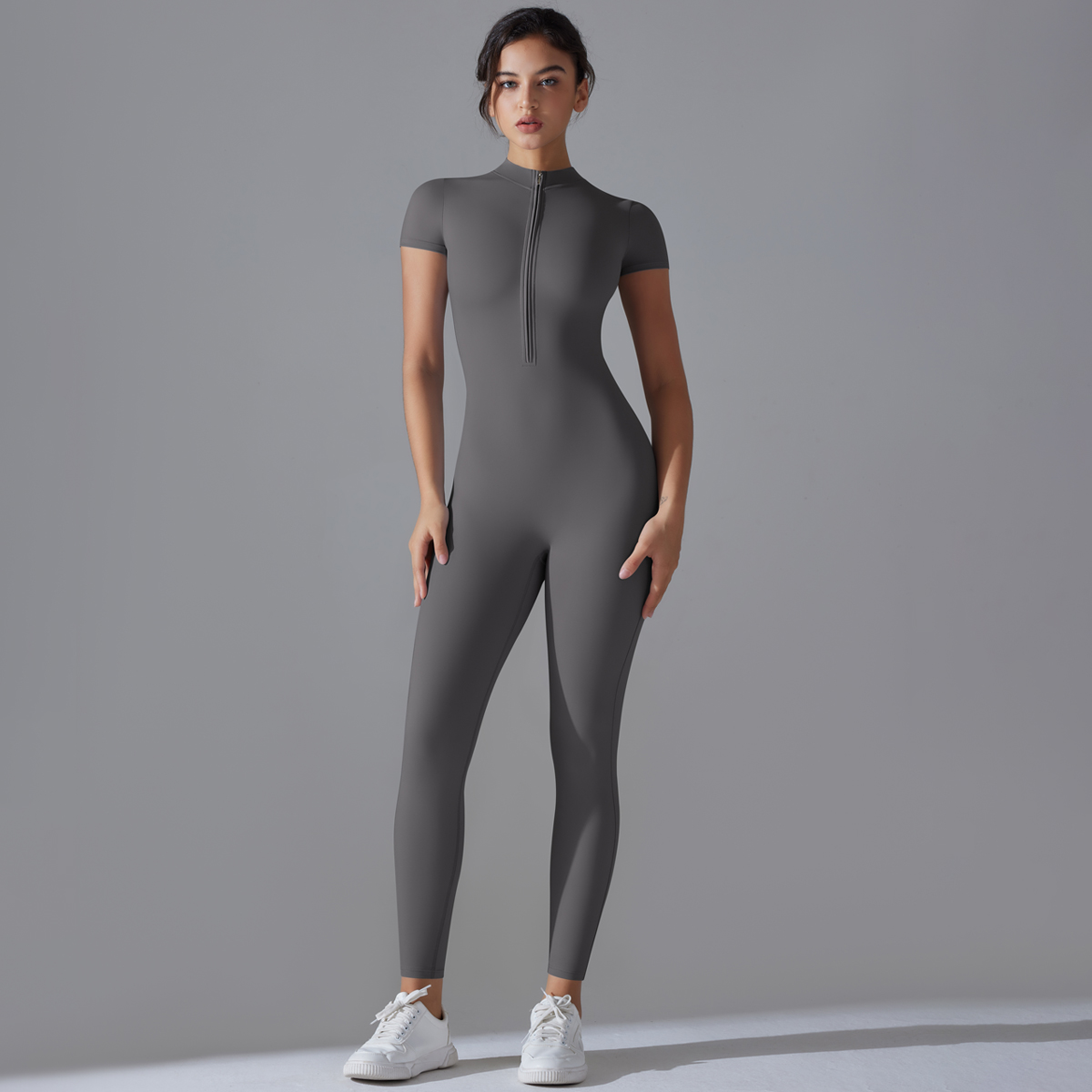 ชุดโยคะชุดสตรี One- Piece ชุดซ - Yoga Fitness Jumpsuit บทวิจารณ์และราคา