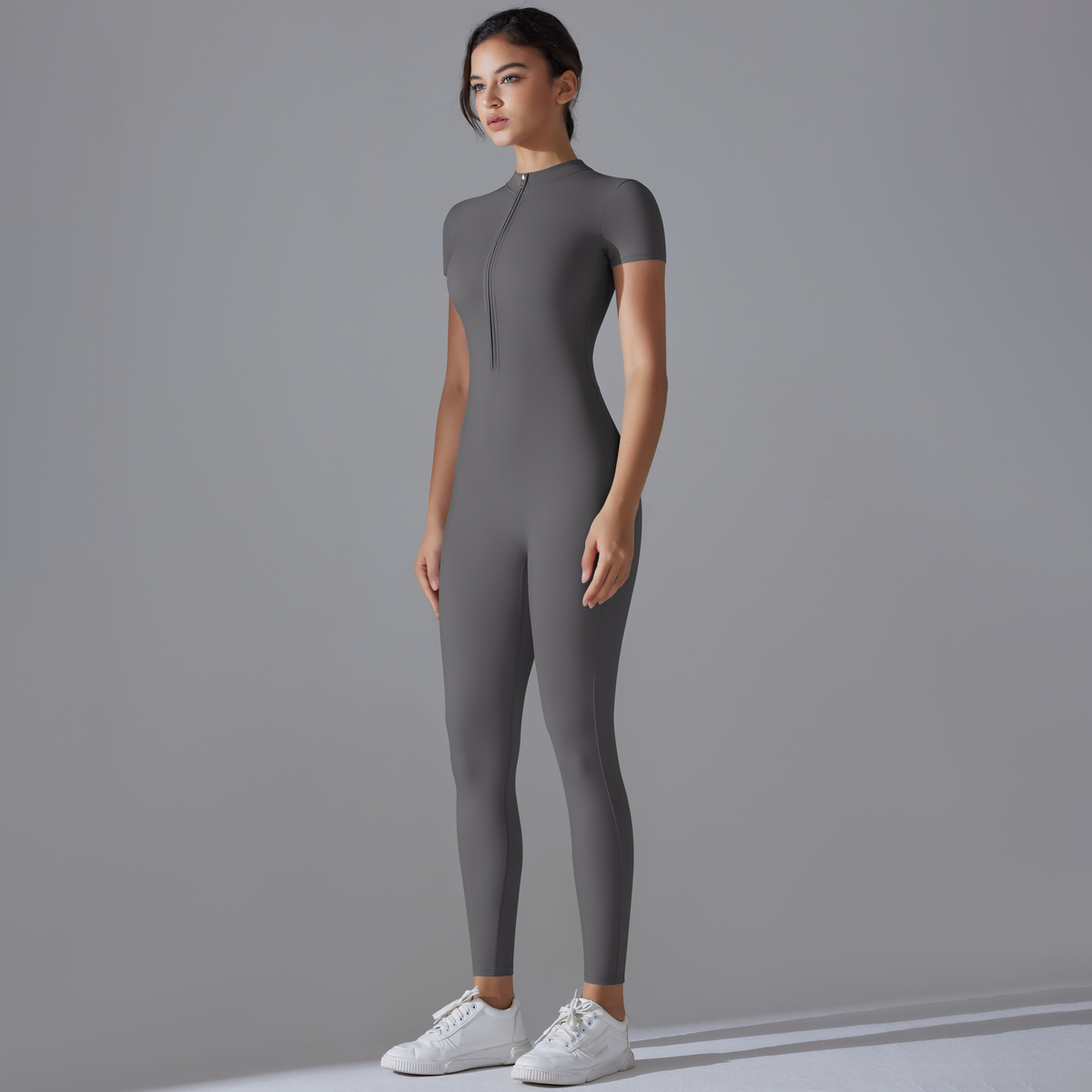 ชุดโยคะชุดสตรี One- Piece ชุดซ - Yoga Fitness Jumpsuit บทวิจารณ์และราคา