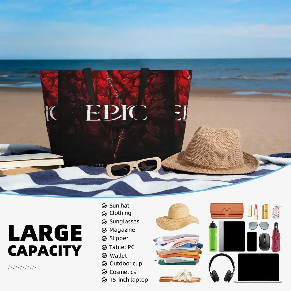 กระเป๋าโท้ทลาย Epic The Musica - Yoga Fitness Music บทวิจารณ์และราคา