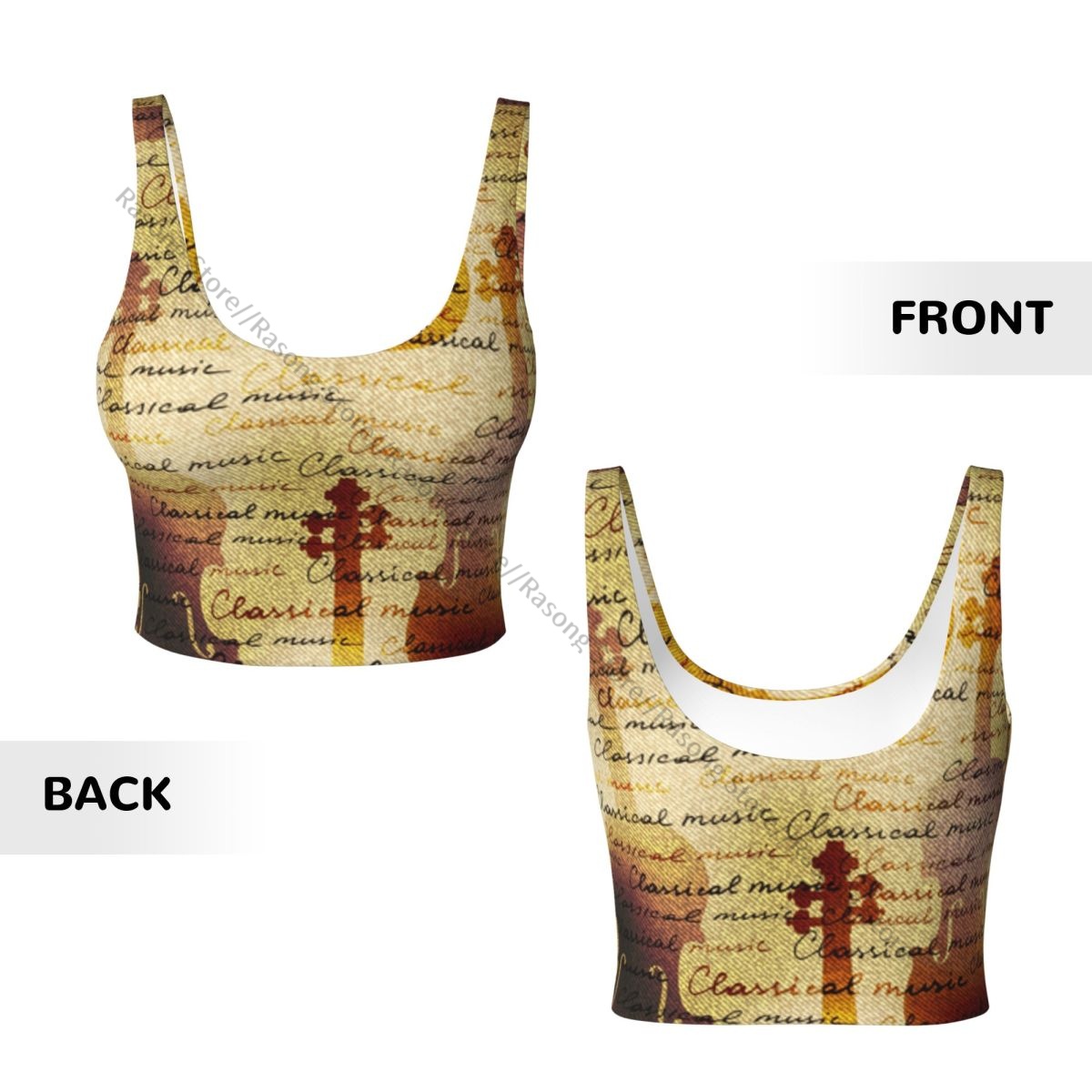 เสื้อชั้นในกีฬาสำหรับผู้หญิง ว - Yoga Fitness Music บทวิจารณ์และราคา