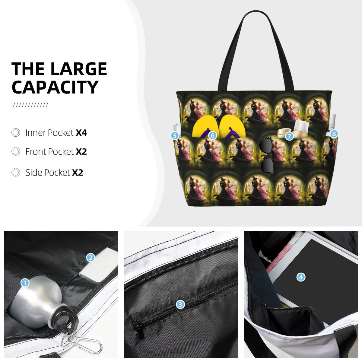 กระเป๋าโท้ทลายวิคคิดส์มิวสิคัล - Yoga Fitness Music บทวิจารณ์และราคา