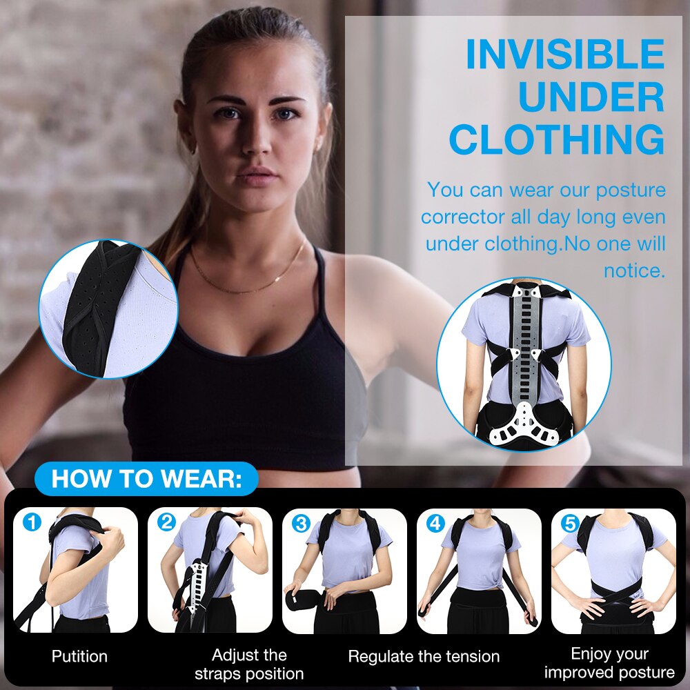 อุปกรณ์พยุงหลังแก้ไขท่าทางหลัง - Posture Corrector Back บทวิจารณ์และราคา