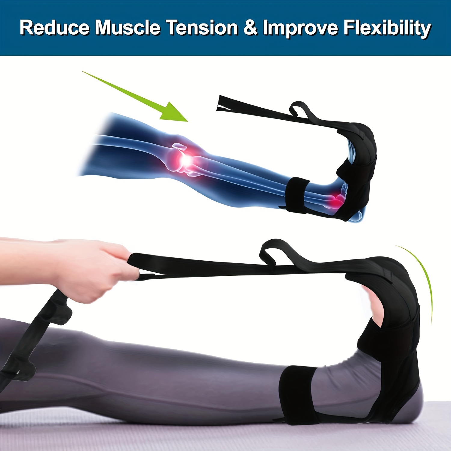 สายยืดโยคะแบบแบ่งส่วนสำหรับการ - Stretch Strap Yoga บทวิจารณ์และราคา