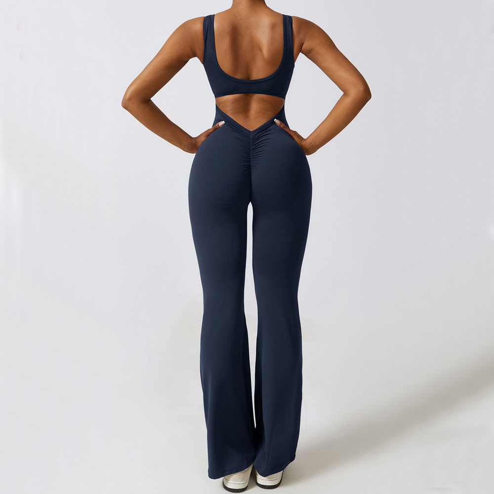 XS-XL ใหม่ Pad ผู้หญิงชุดโยคะช - Yoga Fitness Jumpsuit บทวิจารณ์และราคา