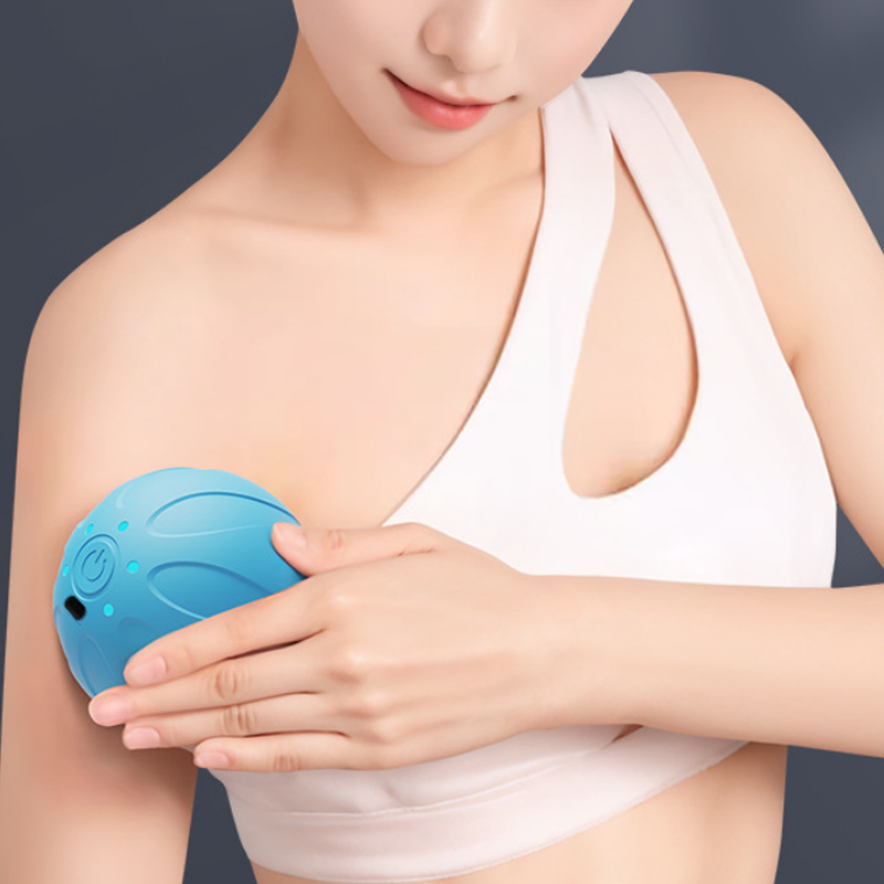 ลูกบอลนวดสั่นสะเทือนแบบพกพา ช่ - Yoga Fitness Ball บทวิจารณ์และราคา