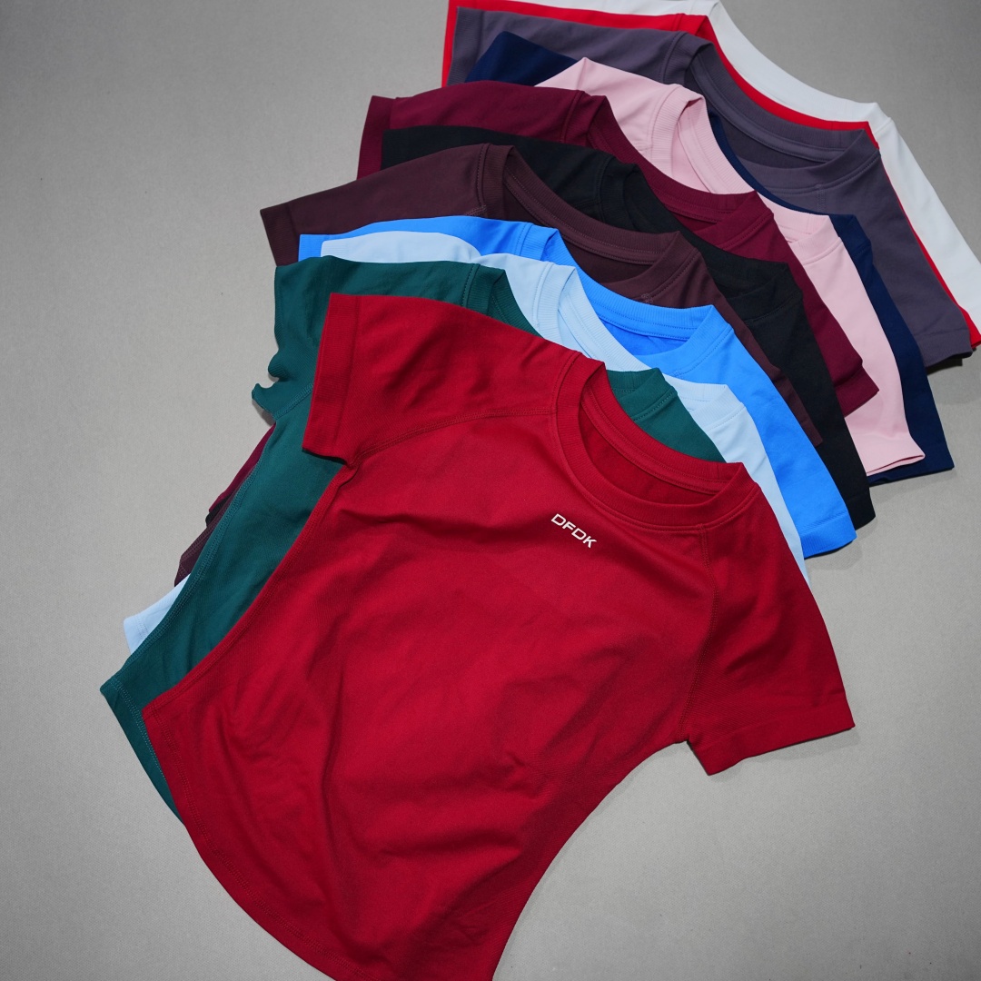 DFDK เสื้อยืดแขนสั้นผู้หญิงแบบ - Yoga Fitness Wear บทวิจารณ์และราคา