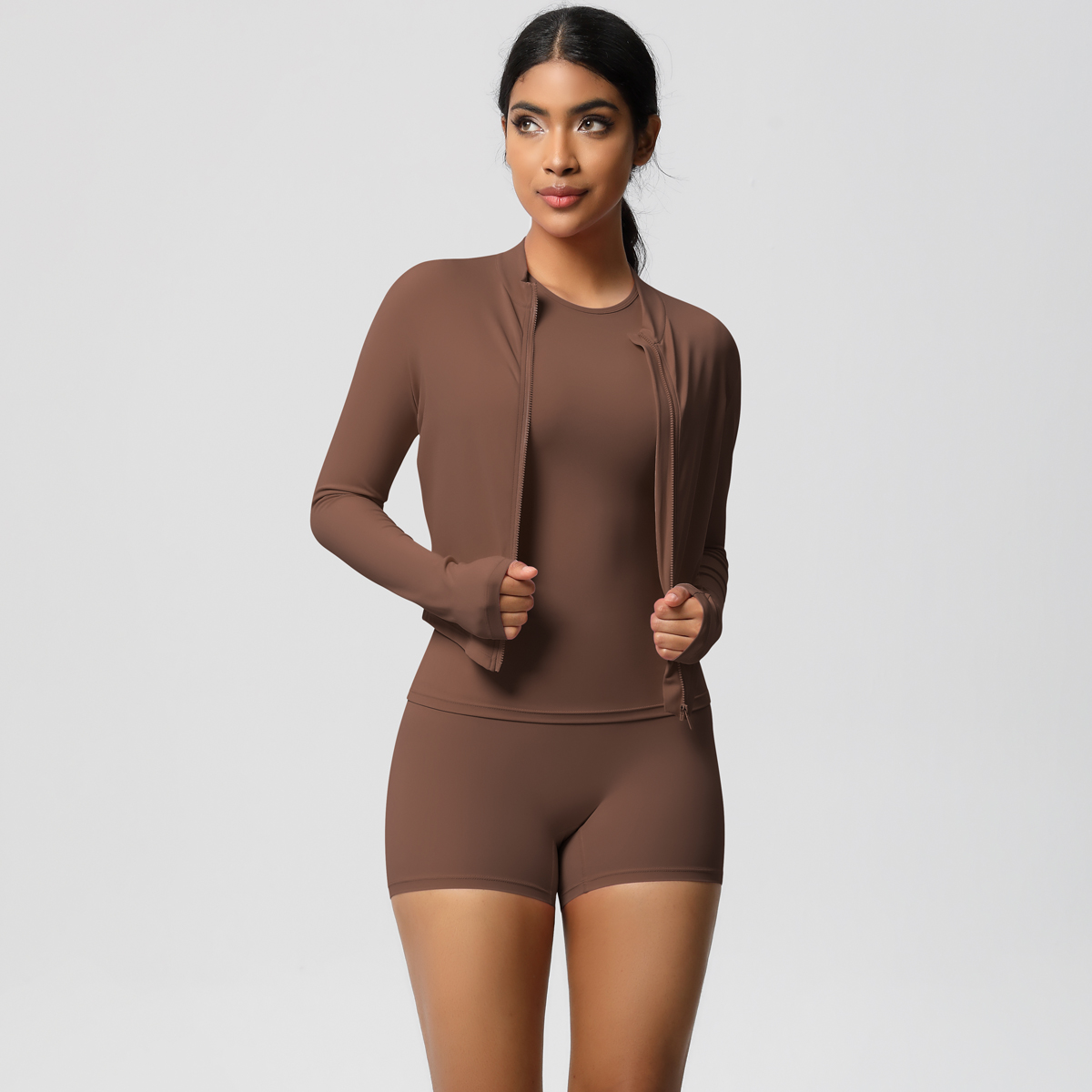 ชุดโยคะชุดสตรี One Piece ชุดออ - Yoga Fitness Jumpsuit บทวิจารณ์และราคา