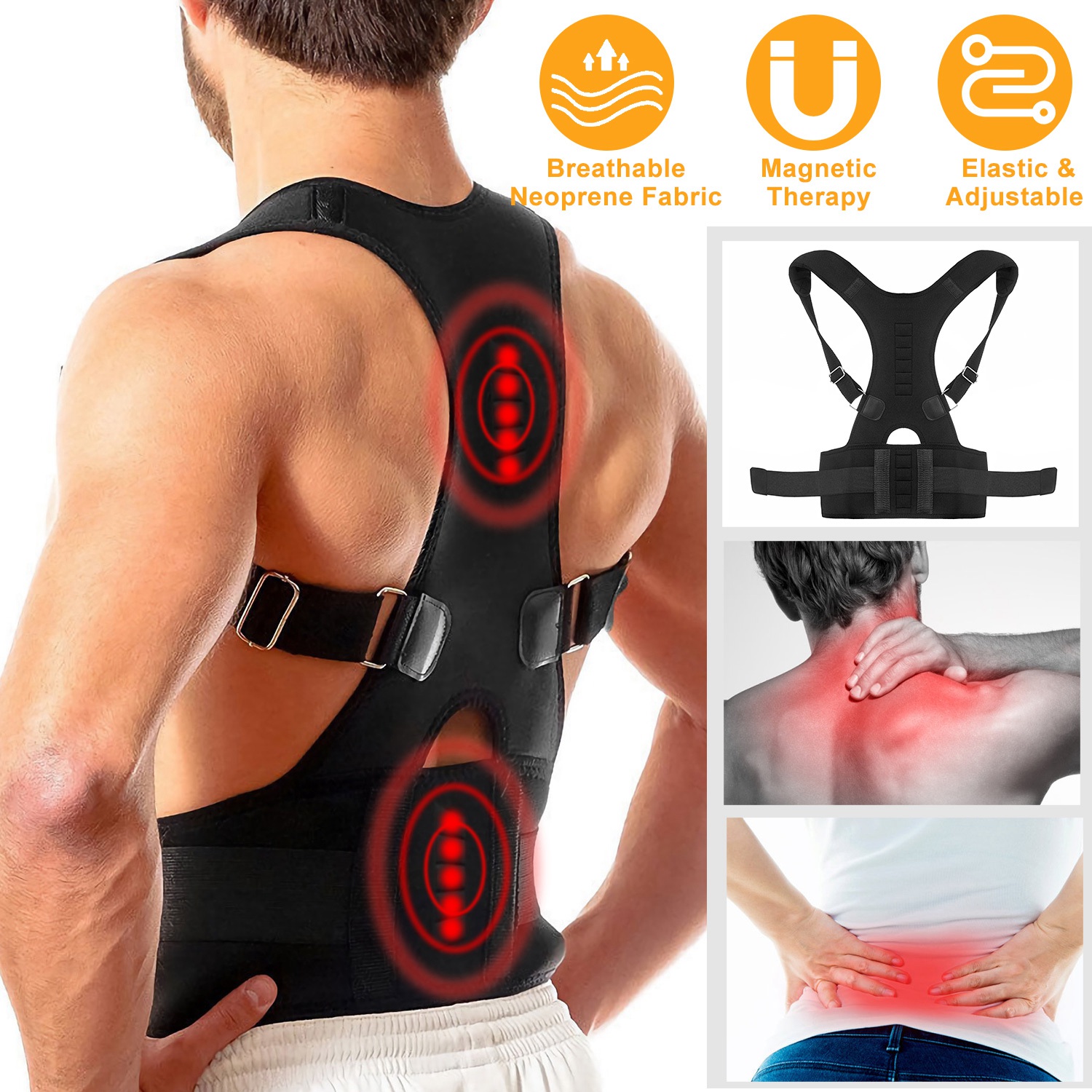 ชุดกระชับสัดส่วนแบบเต็มตัวพร้อ - Posture Corrector Back บทวิจารณ์และราคา