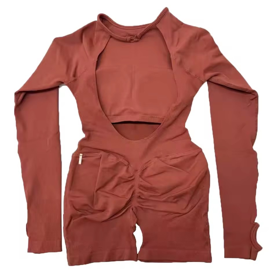 ชุดจั๊มสูทแขนยาวสำหรับผู้หญิง  - Yoga Fitness Jumpsuit บทวิจารณ์และราคา