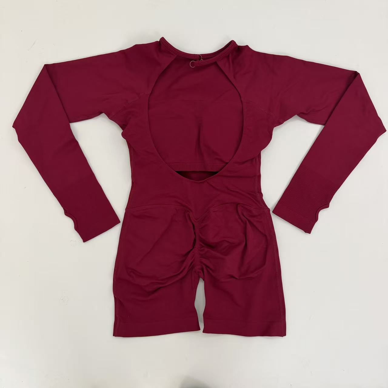 ชุดออกกำลังกายแขนยาวแบบชิ้นเดี - Yoga Fitness Jumpsuit บทวิจารณ์และราคา