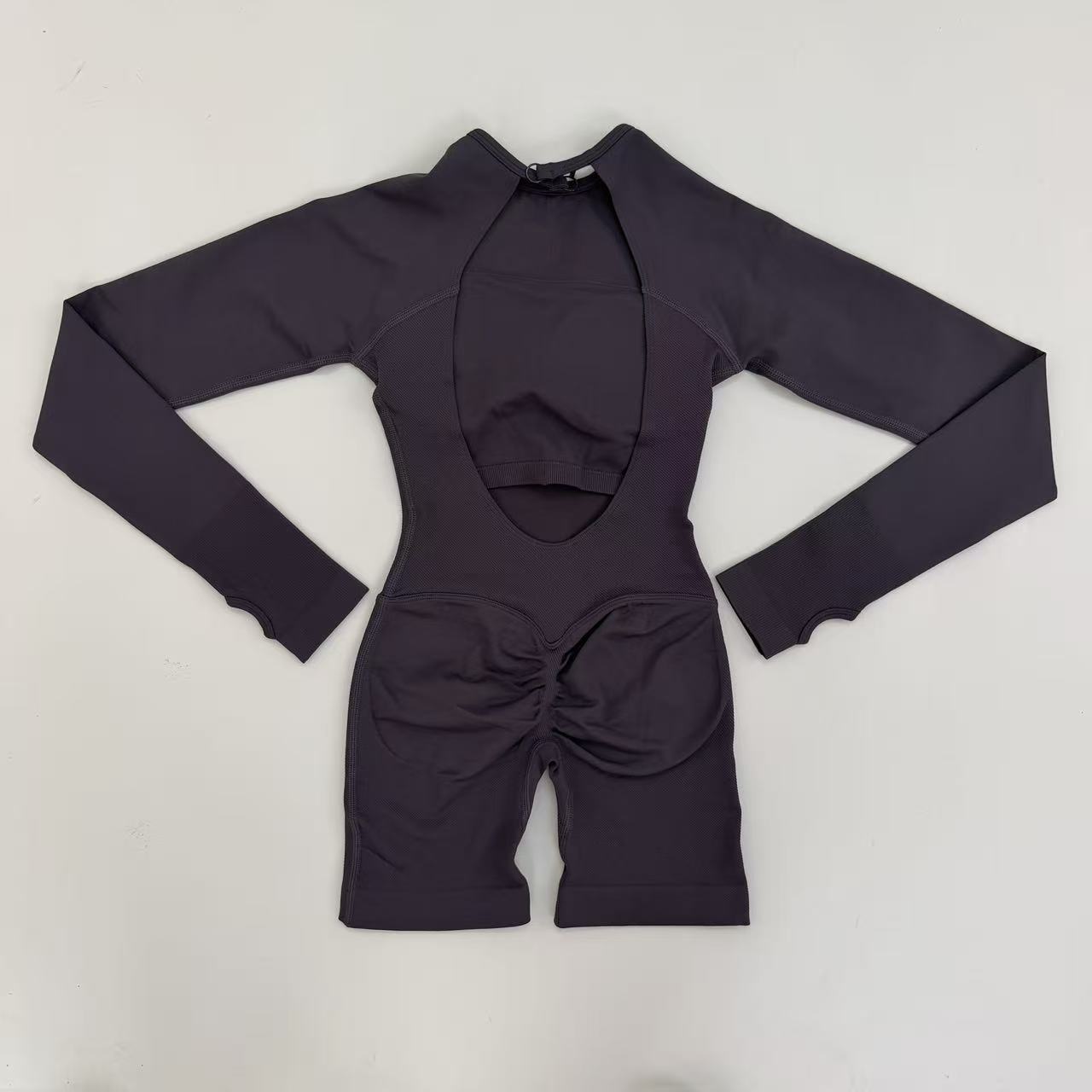 ชุดออกกำลังกายแขนยาวแบบชิ้นเดี - Yoga Fitness Jumpsuit บทวิจารณ์และราคา