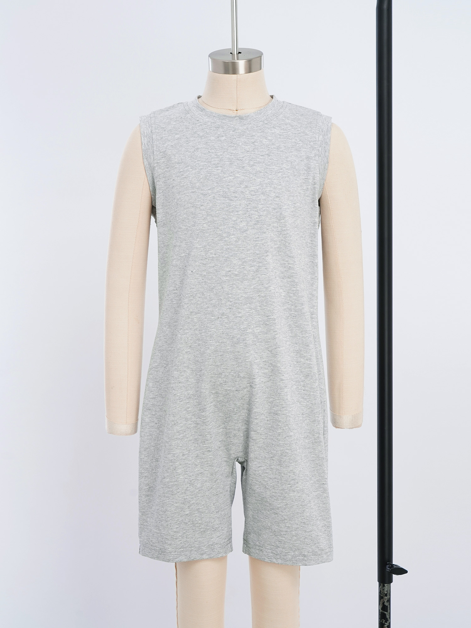 ชุดจั๊มสูทเด็ก แขนกุด คอทรงกลม - Yoga Fitness Jumpsuit บทวิจารณ์และราคา